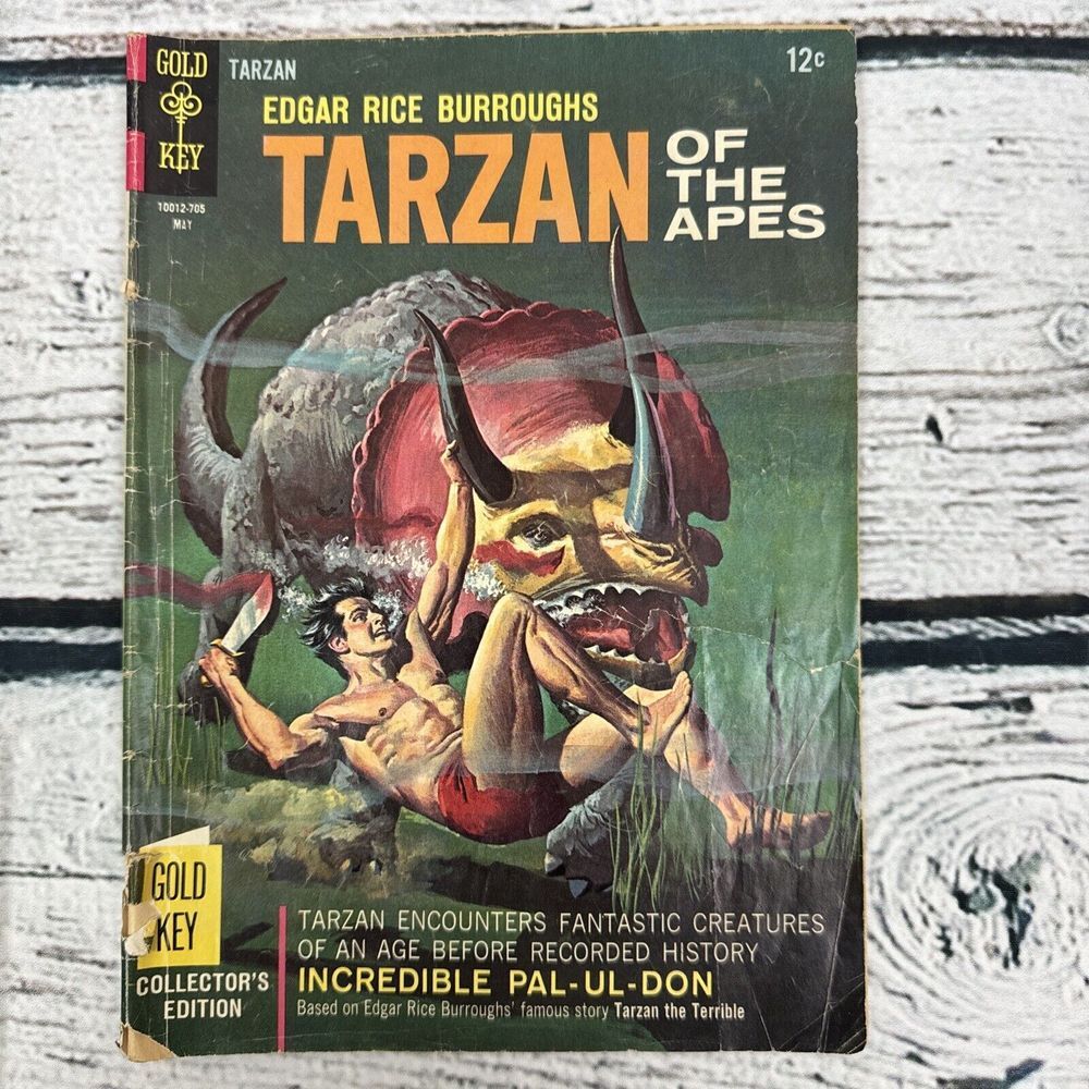 Gold Key 12 Cent Tarzan of the Apes May 1967 No. 167‎ Comic Book UNGRADED